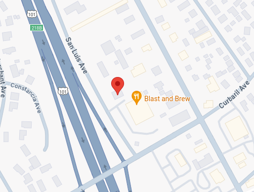 Map showing location of Barber Towing and Service